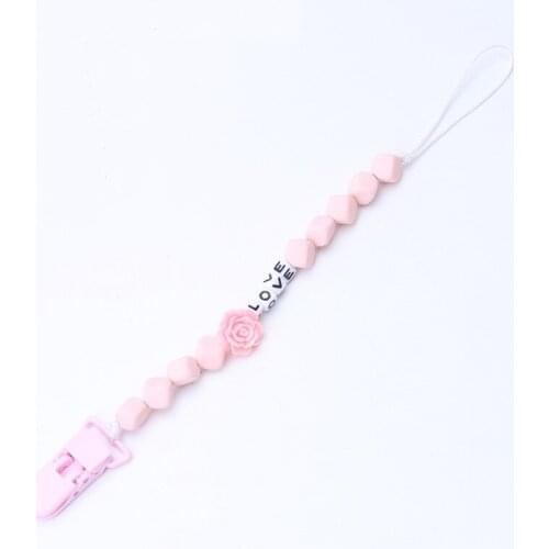 New Baby Pacifier Clip Chain New Baby Boys Girls Pacifier Clips Newborn Dummy Pacifier Chain Clip Holder Baby Nipple Feeding