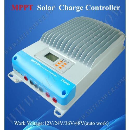 NEW!! MPPT 30A Solar Charge Controller iTracer IT3415, 30amps IT3415ND 12V 24V 36V 48V EP Solar Battery Charge Regulators