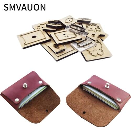 SMVAUON New Dies For 2021 Wooden Die Cutting Diy Card Bags Suitable For Die Cutting Machine Leather Craft