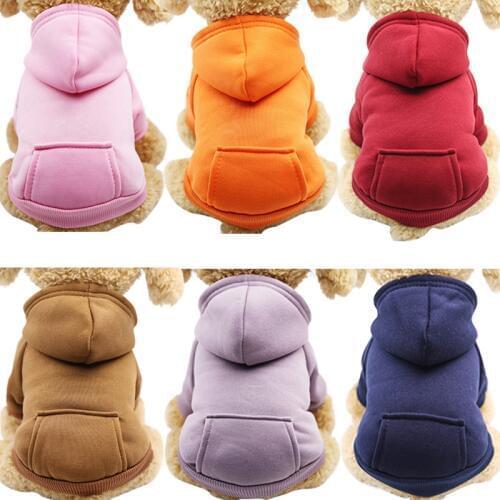 Fashion Pet Clothes For Dogs Coat Jackets Cotton Hoodies Dog Clothes Puppy Pet Overalls For Dogs Cat Clothing Pets Outfit S238
