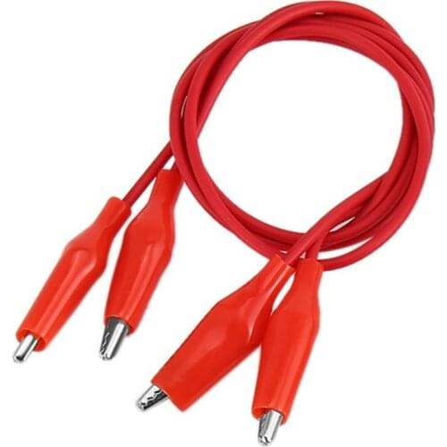 10pcs Alligator Clips Electrical DIY Test Leads Connector Cable Connectors Double-ended Crocodile Clips Test Jumper Wire