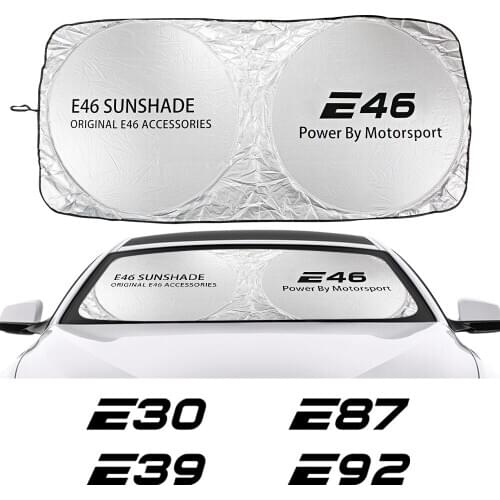 Car Windshield Sun Shade Cover For BMW E39 E46 E60 E90 E30 E34 E36 E53 E61 E62 E70 E87 E91 E92 E93 Accessories Anti UV Reflector