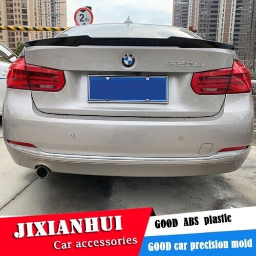 For F30 F35 Spoiler 2012-2015 BMW 3 series 320i 320li 325li 328i Spoiler M ABS plastic Material Car Rear Wing Color Rear Spoiler