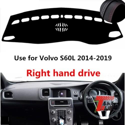 TAIJS Factory Anti cracking Classic Leather Car Dashboard Cover For Volvo S60L 2014 2015 2016 2017 2018 2019 Right hand drive