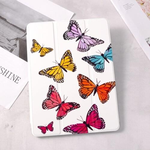Monarch Butterfly For iPad Case 10.9 inch Air 4 2020 10.5 inch 5th 6th 10.2 ipad Case 8th 12.9 inch Pro 2018 Mini 4 5 Smart Case