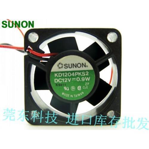 For Sunon KD1204PKS2 4020 DC 12V 0.9W 2-wire axial server 40mm 4cm cooling fan