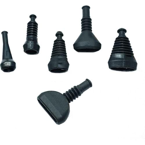 10PCS 1P/2P/3P 5PCS 4P/5P/6P Straight Connector sheath silica gel injection nozzle Automotive jacket for car connector