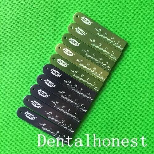 10pcs Dental Endo Rulers Span Measure Scale Endodontic made in ALUMINIUM