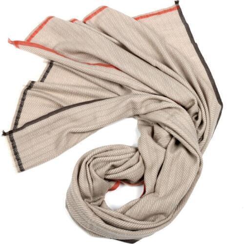 100%cashmere twill women fashion patchwork color sides scarfs shawl pashmina 65x180cm small tassel