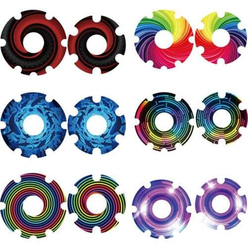 2Pcs/Set Electric Scooter Front Wheel Sticker PVC Motor Protective Cover Shell Kick Scooter Accessories for Xiaomi M365/1s/pro2