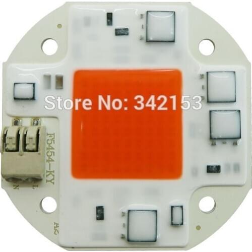 20W 30W 50W F5454 High Voltage AC100-260V 380-840NM Full Spectrum Plant Grow High Power Led Chips Emitter Lamp Lightings