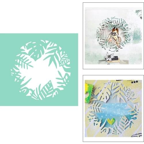 2020 New Rectangle Embossing Metal Cutting Dies For DIY Wreath Background Decoration Greeting Card Paper Scrapbooking No Stamps