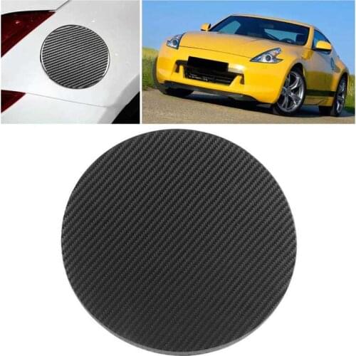 Car Mirror Carbon Fiber Oil Fuel Tank Cap Trim Decoration Fits for Nissan 370Z Z34 2009-2020 Auto Accessories