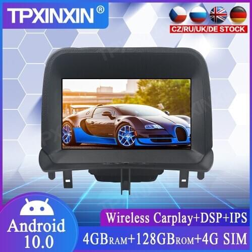 Octa Core PX6 Android 10 Car DVD Player GPS Map Navigation For Ford Tourneo Courier 2014-2016 Car Multimedia Player Car Radio