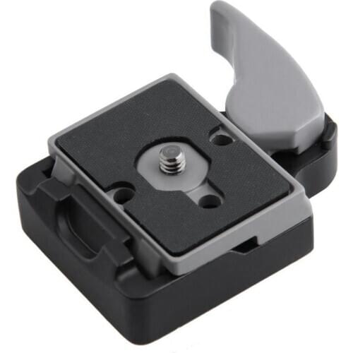 Camera 323 Quick Release Clamp Adapter + 200PL-14 Quick Release Plate Compatible For Manfrotto Compat Plate