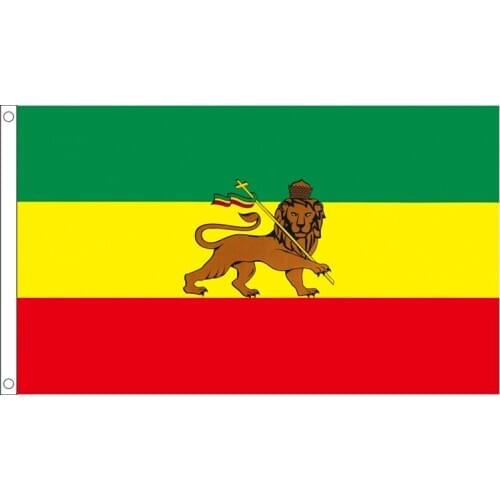 Xvggdg flag 90*150cm Ethiopian Lion of Judah Flags For decoration