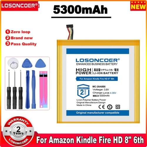 S2012-002 5300mAh Battery For AMAZON 3HT7G Kindle Fire HD 8.9 KINDLEFIREHD89 KINDLEFIREHD894G 58-000015 S2012-002-D MC-28A8B8
