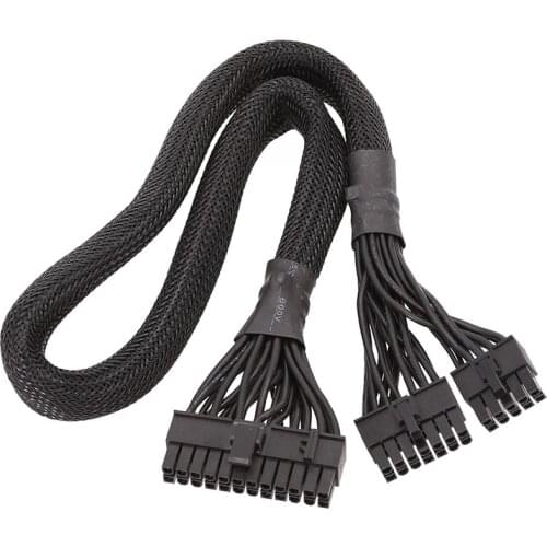 14+10Pin to 24 Pin ATX Power Supply Cable 20+4 Pin PC PSU Motherboard Cable for Corsair AX1500I AX1200I AX860I AX760I