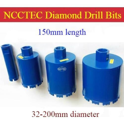 1''- 8'' * 6'' short crown DRY diamond drill bits Wire box hole opener | 25-200mm * 150mm Reinforced concrete range Hood