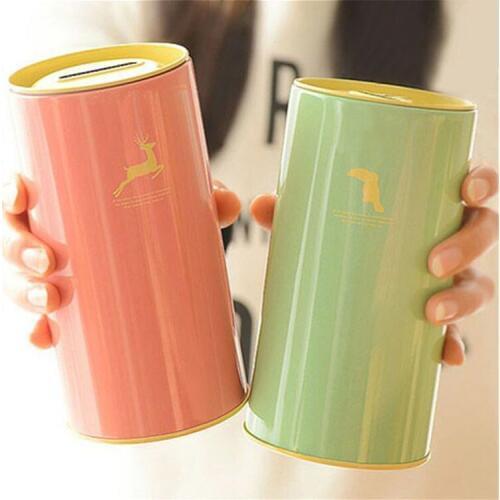 Cute Animals Tinplate Iron Piggy Bank Penny Money Pot Creative Lovers Savings Cans Pen Box Tea Caddy Childrens Gifts Student