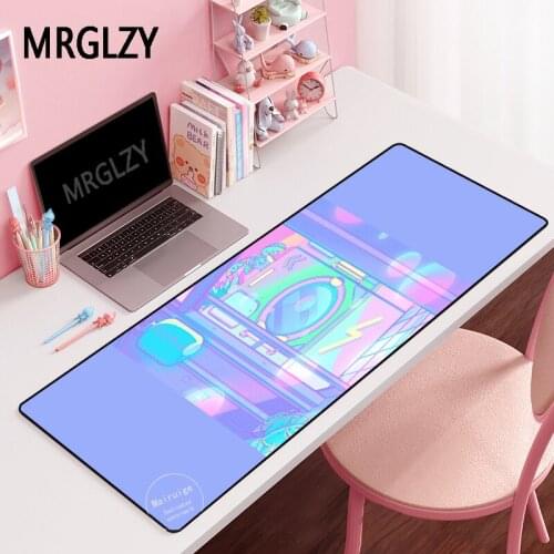 MRGLZY Cute Mouse Pad Drop Shipping Gamer DeskMat Large XXL Computer Gaming Peripheral Accessories Pink kawaii MousePad for Csgo