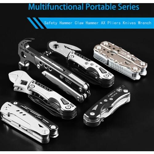 Mini MultiTool Pliers Outdoor Camping Folding Knife EDC Gear Fishing Plier Multifunctional
