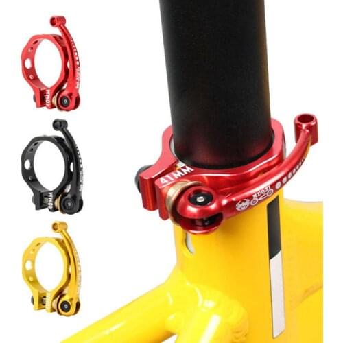 2021 New Ultra-light Seatposts Clamps 41mm 40mm Aluminum Alloy Folding Bike Electric Folding Bicycle Seat Tube Clamp
