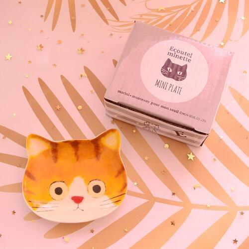 Hand-painted Cat Dinner Plate Under-glazed Ceramic Dinner Dishes Dessert ceramics Tray Flower Kitten Dinnerware Microwave Safe