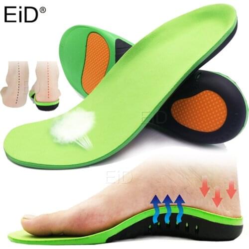 EiD Orthopedic Shoes Sole Insoles For feet Arch Support X/O Type Leg Correction Flat Foot EVA Arch Foot Pad Sports Shoes Insert