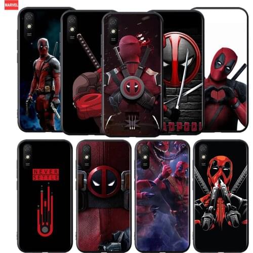 Silicone Cover Deadpool Marvel Art For Xiaomi Redmi 9T 9 9C 9A 9AT 9i 8 8A 7 6 Pro 7A 6A 5 5A 4X Plus Phone Case
