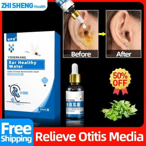 30ml Ear Cleaner Healthy Water Ears Drops Infection Acute Otitis Media Tinnitus Deafness Sore Cure Earwax Removal Care Fluid