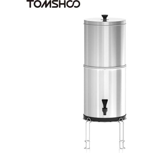 Outdoor Gravity Water Filtration Bucket Water Filter System for Home Camping Hiking Emergency Preparedness