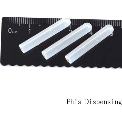 Pack of 100 Silicone Cap ID 1.78mm OD 4.32mm length 25.4mm Suitable for 14G Dispensing Needle