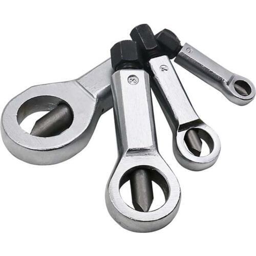 1pc Duty Rust Resistant Damaged Nut Splitter Remover Rusty Nut Splitter Spanner Remove Cutter Tool Steel Wrench Hex