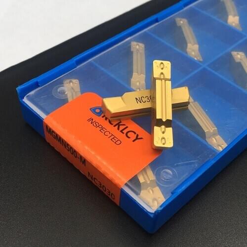 100% Original MGMN500 M NC3030 10pcs For High Quality Grooving Carbide Insert Turning Tools Metal Lathe Grooving Inserts CNC