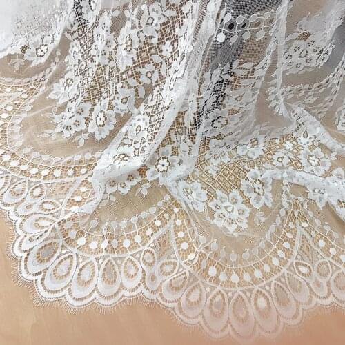 150 cm x 300 cm New style exquisite wedding dress weddig party dress garment home decoration french Chantilly lace fabric