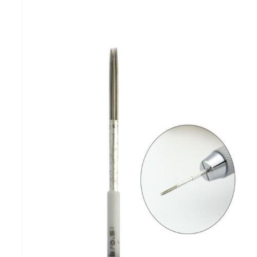 20pcs Permanent Makeup Eyebrow Tattoo 5 Round Needles Microblading Needle 3D Eyebrow Embroidery Fog Round Needle R5
