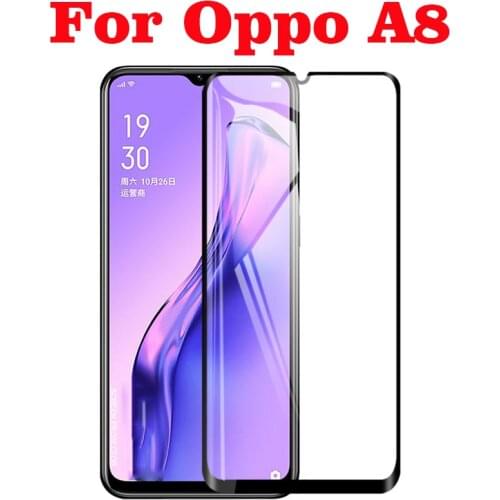 3D Full Glue Tempered Glass For OPPO A8 Full Cover 9H Explosion proof Protective film Screen Protector For OPPO A8