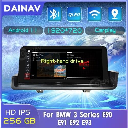 Android 11.0 car stereo player For BMW 3 Series E90 E91 E92 E93 2005-2012 RHD right hand radio GPS Navigation multimedia auto