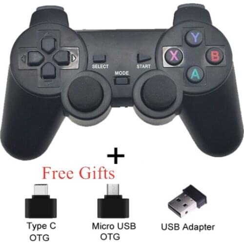 2.4G Wireless Gamepad For PS3 Android Phone Smart TV Box Joystick Joypad PC Super Console X Pro Gamebox G5 Game Controller Gifts