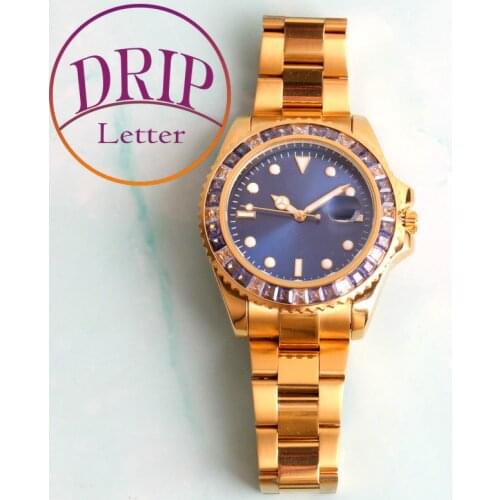 Men’s Watch Waterproof Stainless Steel Hip Hop Jewelry