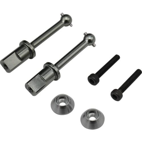 CNC aluminum screw wheel hub and drive shaft bone set for Tamiya T3-01 T301