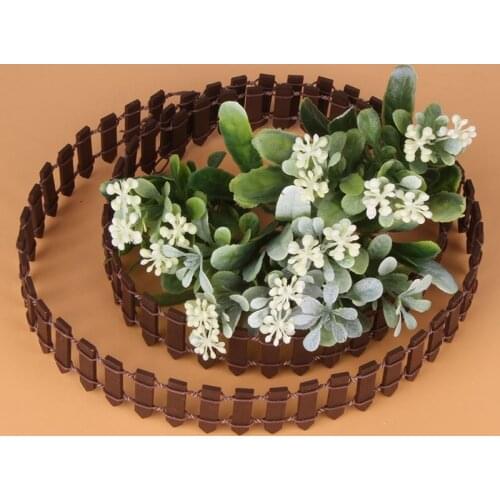 100cm Handmade Wood Fence Miniature Garden Home Houses Decoration Mini Craft Micro Landscaping Decor DIY Accessories