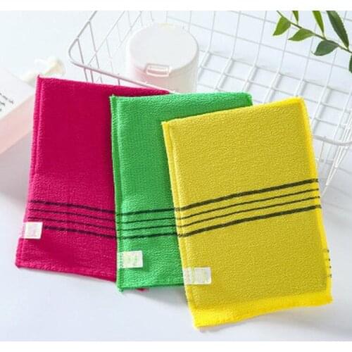 Double-faced towel exfoliating bath towel body bath scrub portable shower for grown-ups thick#10