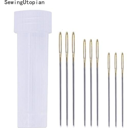 9PCS 33/38/40mm Cross Stitch Needles Craft Embroidery Tool Large Eye Sewing Needles Hand Sewing Needle Home DIY Sewing Tool