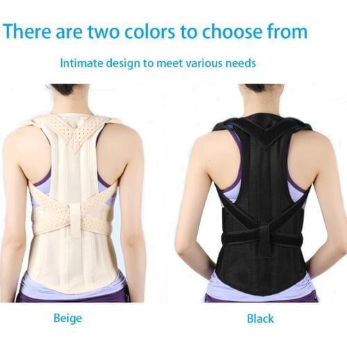 Unisex Adjustable Posture Corrector Corst Back Men Brace Shoulder Belt Lumbar Support Straight Correction For Health Care