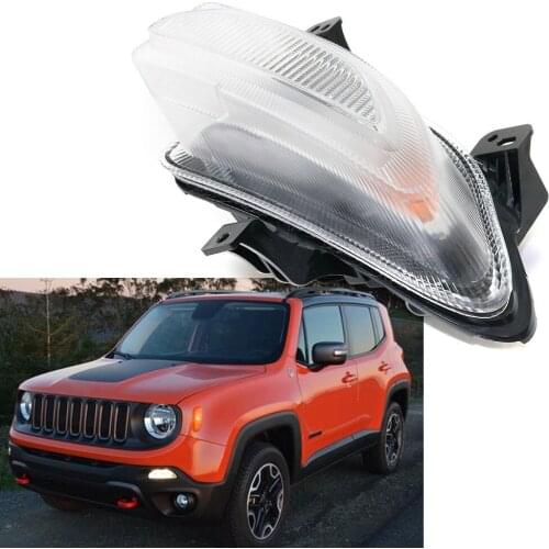 Car Front Left Park Turn Signal Lamp Clear Cover Light For Jeep Renegade 2015 2016 2017 2018 68256432AA