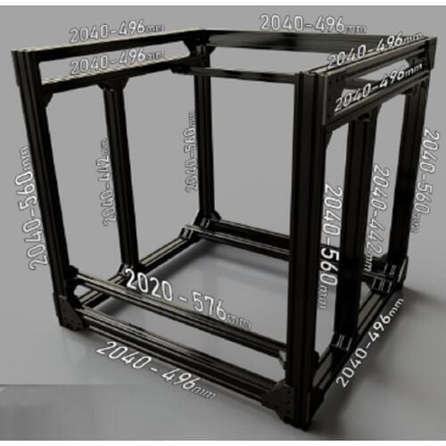 DIY BLV Mgn Cube Frame kit and Hardware Kit For CR10 3D Printer,BLV Frame