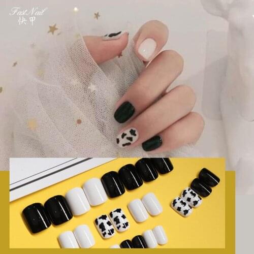 Nail Patch Fake Nail Art Design Matte Nail Nail Stick Nail Stick Wearable Nail Wearable Removable Suitable For Wife Fake Nails