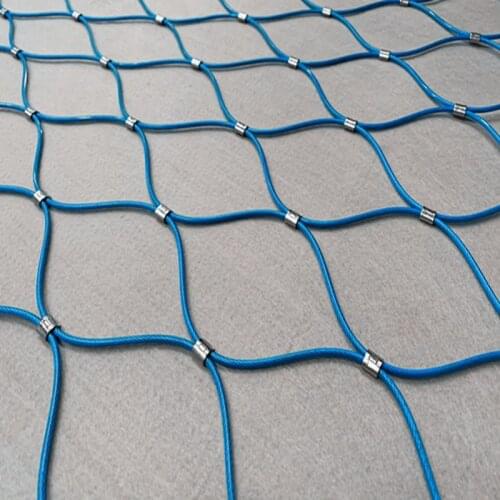 Colored Stainless Steel Wire Rope Ferrule Mesh Network